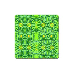 Abstract Pattern Geometric Backgrounds  Square Magnet by Eskimos