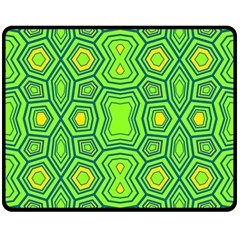 Abstract Pattern Geometric Backgrounds  Double Sided Fleece Blanket (medium)  by Eskimos