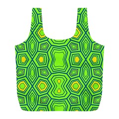 Abstract Pattern Geometric Backgrounds  Full Print Recycle Bag (l) by Eskimos