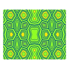 Abstract Pattern Geometric Backgrounds  Double Sided Flano Blanket (large)  by Eskimos