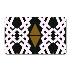 Abstract Pattern Geometric Backgrounds  Magnet (rectangular) by Eskimos