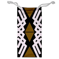 Abstract Pattern Geometric Backgrounds  Jewelry Bag by Eskimos