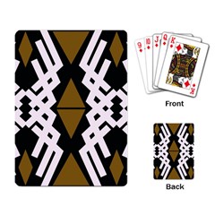 Abstract Pattern Geometric Backgrounds  Playing Cards Single Design (rectangle) by Eskimos