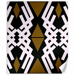 Abstract Pattern Geometric Backgrounds  Canvas 8  X 10  by Eskimos