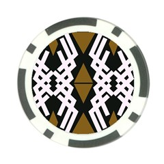 Abstract Pattern Geometric Backgrounds  Poker Chip Card Guard (10 Pack) by Eskimos