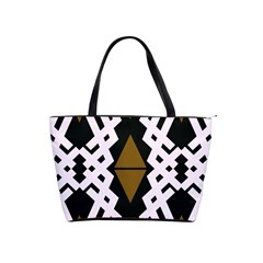 Abstract Pattern Geometric Backgrounds  Classic Shoulder Handbag by Eskimos