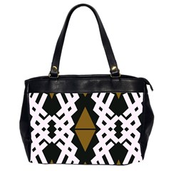 Abstract Pattern Geometric Backgrounds  Oversize Office Handbag (2 Sides) by Eskimos