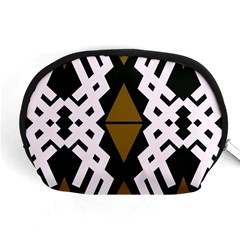 Abstract Pattern Geometric Backgrounds  Accessory Pouch (medium) by Eskimos