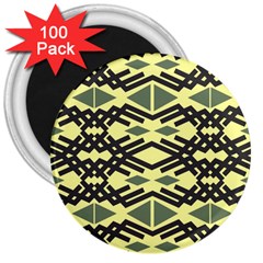 Abstract Pattern Geometric Backgrounds 3  Magnets (100 Pack) by Eskimos