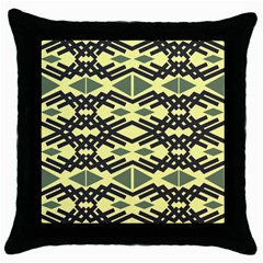 Abstract Pattern Geometric Backgrounds Throw Pillow Case (black)