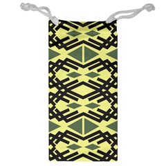 Abstract Pattern Geometric Backgrounds Jewelry Bag by Eskimos