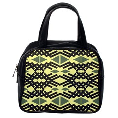 Abstract Pattern Geometric Backgrounds Classic Handbag (one Side) by Eskimos