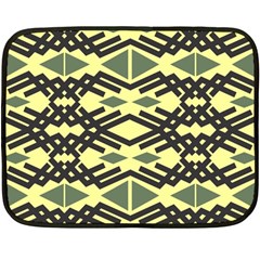 Abstract Pattern Geometric Backgrounds Double Sided Fleece Blanket (mini)  by Eskimos