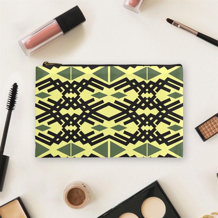 Abstract pattern geometric backgrounds Cosmetic Bag (Medium)