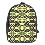 Abstract pattern geometric backgrounds School Bag (Large) Front