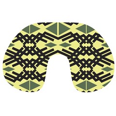 Abstract Pattern Geometric Backgrounds Travel Neck Pillow by Eskimos