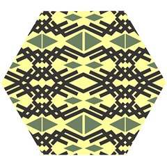 Abstract Pattern Geometric Backgrounds Wooden Puzzle Hexagon by Eskimos