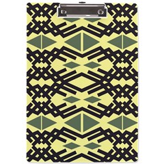 Abstract Pattern Geometric Backgrounds A4 Clipboard