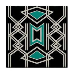 Abstract Pattern Geometric Backgrounds  Tile Coaster