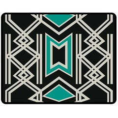 Abstract Pattern Geometric Backgrounds  Fleece Blanket (medium)  by Eskimos