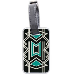 Abstract Pattern Geometric Backgrounds  Luggage Tag (one Side) by Eskimos