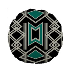 Abstract Pattern Geometric Backgrounds  Standard 15  Premium Round Cushions by Eskimos