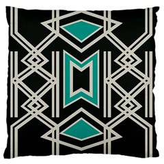 Abstract Pattern Geometric Backgrounds  Standard Flano Cushion Case (one Side) by Eskimos