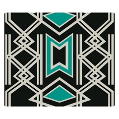 Abstract Pattern Geometric Backgrounds  Double Sided Flano Blanket (small)  by Eskimos