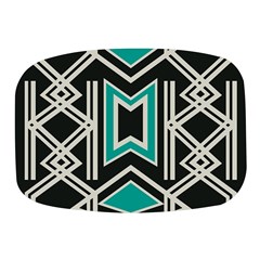 Abstract Pattern Geometric Backgrounds  Mini Square Pill Box by Eskimos