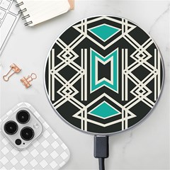 Abstract Pattern Geometric Backgrounds  Wireless Charger by Eskimos