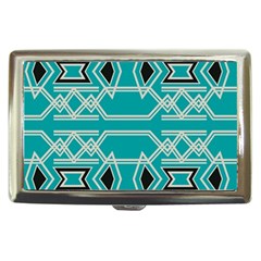 Abstract Pattern Geometric Backgrounds  Cigarette Money Case by Eskimos