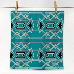 Abstract Pattern Geometric Backgrounds  Face Towel by Eskimos