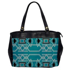 Abstract Pattern Geometric Backgrounds  Oversize Office Handbag by Eskimos