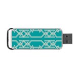 Abstract pattern geometric backgrounds  Portable USB Flash (One Side) Front