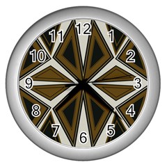 Sp 1589 Wall Clock (silver) by Eskimos