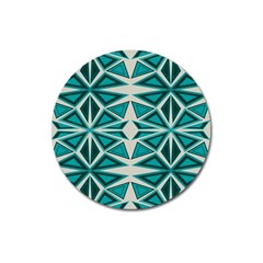 Abstract Pattern Geometric Backgrounds  Magnet 3  (round) by Eskimos