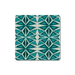 Abstract Pattern Geometric Backgrounds  Square Magnet by Eskimos