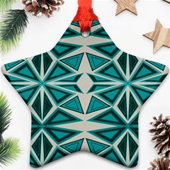 Abstract Pattern Geometric Backgrounds  Star Ornament (two Sides) by Eskimos