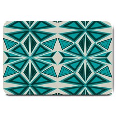 Abstract Pattern Geometric Backgrounds  Large Doormat  by Eskimos