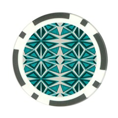 Abstract Pattern Geometric Backgrounds  Poker Chip Card Guard by Eskimos