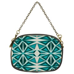 Abstract Pattern Geometric Backgrounds  Chain Purse (two Sides) by Eskimos