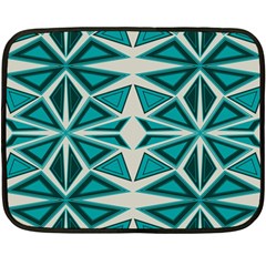 Abstract Pattern Geometric Backgrounds  Fleece Blanket (mini) by Eskimos