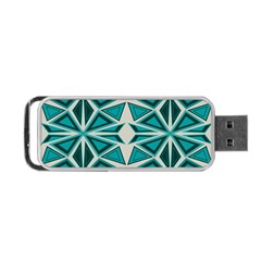 Abstract Pattern Geometric Backgrounds  Portable Usb Flash (one Side) by Eskimos