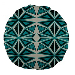 Abstract Pattern Geometric Backgrounds  Large 18  Premium Round Cushions by Eskimos