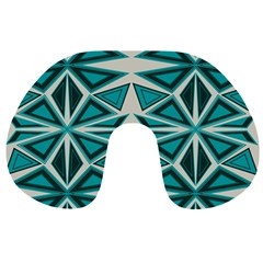 Abstract Pattern Geometric Backgrounds  Travel Neck Pillow by Eskimos