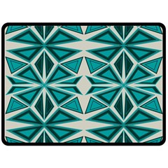 Abstract Pattern Geometric Backgrounds  Double Sided Fleece Blanket (large)  by Eskimos