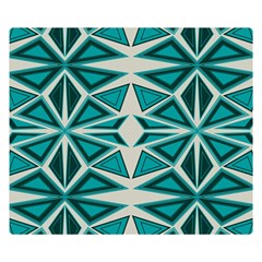 Abstract Pattern Geometric Backgrounds  Double Sided Flano Blanket (small)  by Eskimos