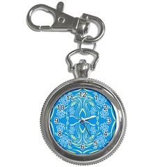 Folk Flowers Print Floral Pattern Ethnic Art Key Chain Watches by Eskimos