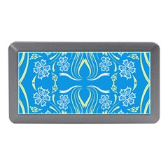 Folk Flowers Print Floral Pattern Ethnic Art Memory Card Reader (mini) by Eskimos