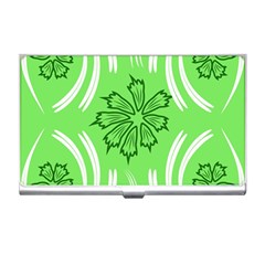 Folk flowers print Floral pattern Ethnic art Business Card Holder